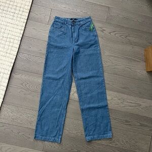 Simons Straight Leg Blue Denim Jeans